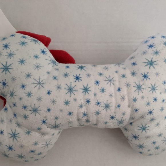 Frisco Holiday Fur-Ever Plush Bone Dog Toy - Picture 3 of 5